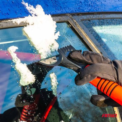 Sne børste med is skraber 60 cm