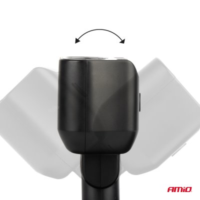 Dobbelt forlængerstik 2xUSB 1xUSB C 12/24V max 200W AMIO-04173