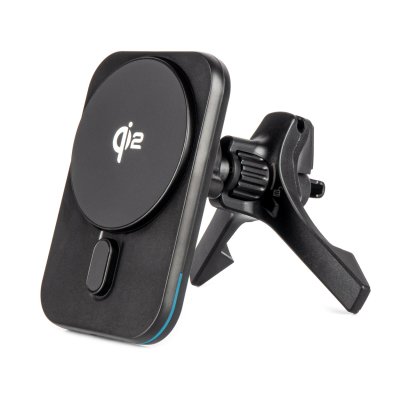 Hurtig magnetisk trådløs ventil-dashboard biloplader Qi2 15W AMIO-04180