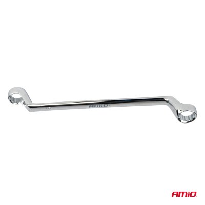 Bøjet ring nøglesæt 6-22 mm 8 stk. AMIO-04196