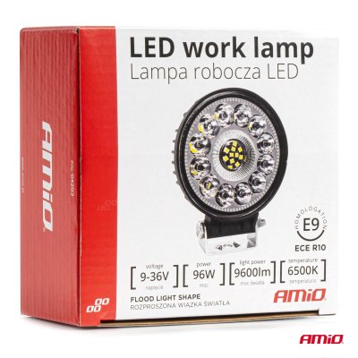 Arbejdslampe AWL62 96W 6500K 9600lm 9-36V AMIO-04203