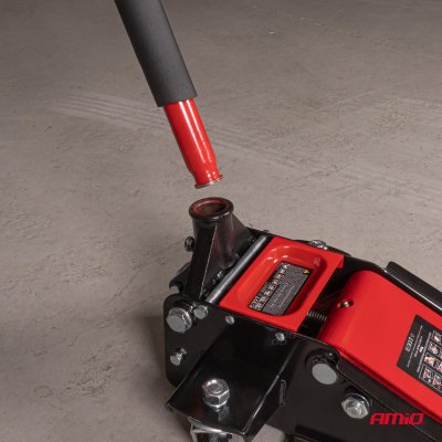 Lavprofil hydraulisk donkraft 3T CE 75/510mm AMIO-04215