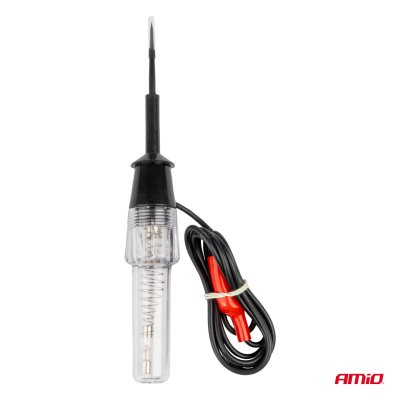 Spændingsmåler Metaltester Alligator Krog 6-12V AMIO-04272