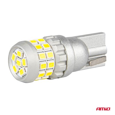 CANBUS LED pærer T10 W5W 30SMD 2016 Hvid 12V/24V AMIO-04233