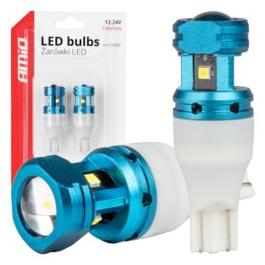 LED CANBUS T15 W16W 4SMD 1860XS Hvide pærer 12V 24V AMIO-04251