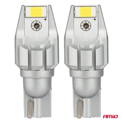 LED CANBUS T15 W16W 2SMD 3570 Hvid 12V 24V pærer AMIO-04257