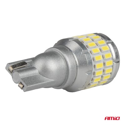 LED pærer CANBUS T15 W16W 48SMD 4SMD 3014 3030 Hvid 12V 24V AMIO-04261