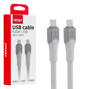 Kabel USB-C TIL TYPE-C 60W 200cm FullLINK model X111 AMIO-04292