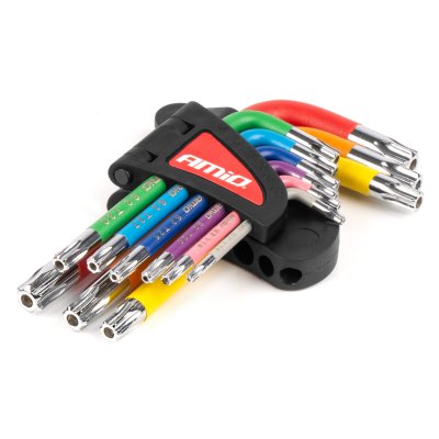 Torx nøgler S2 9 stk AMIO-04300
