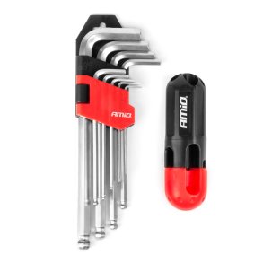 Imbus hexnøgler CRV 9pcs AMIO-04302