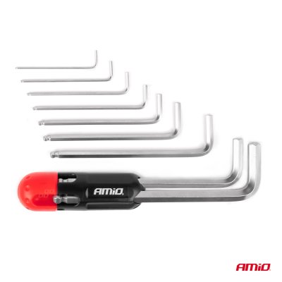 Imbus hexnøgler CRV 9pcs AMIO-04302