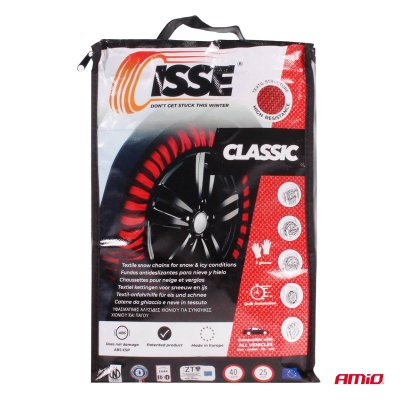 Textile sne kæder Isse Classic 66 2 stk