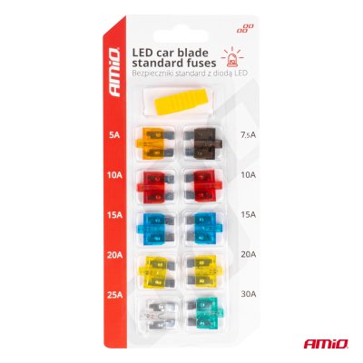 LED Bilblad standard sikringer AMIO-04341