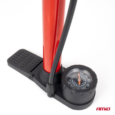 Metal håndpumpe med trykmåler MINI PU08 AMIO-04343