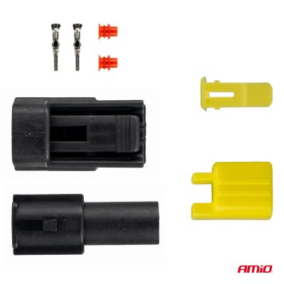 Stikprop- og stikdåsesæt 1 PIN 2,2 mm AMIO-04345