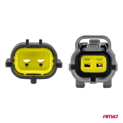 Connector stik og stikdåse sæt 2 PIN 2.2mm AMIO-04346