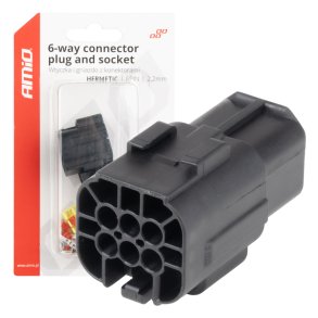 Stikprop og stik sæt 6 PIN 2.2mm AMIO-04349