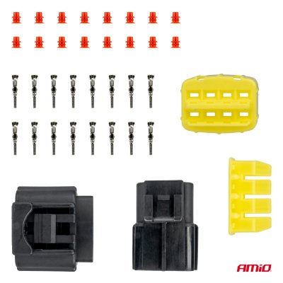 Stikprop og stikdåse sæt 8 PIN 2.2mm AMIO-04350