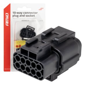 Connector stik og sokkel sæt 10 PIN 2.2mm AMIO-04351