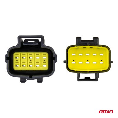 Connector stik og sokkel sæt 10 PIN 2.2mm AMIO-04351