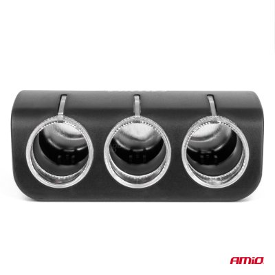 Triple forlængersokkel 12/24V 120W 80cm AMIO-04359
