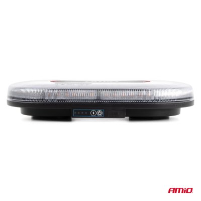 Trådløs LED lysbjælke R65 R10 326x186x63 26W 12V 24V AMIO-04369