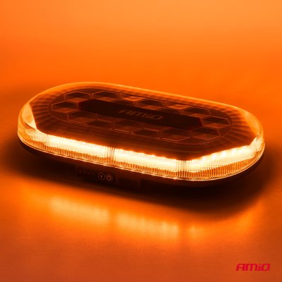 Trådløs LED lysbjælke R65 R10 326x186x63 26W 12V 24V AMIO-04369