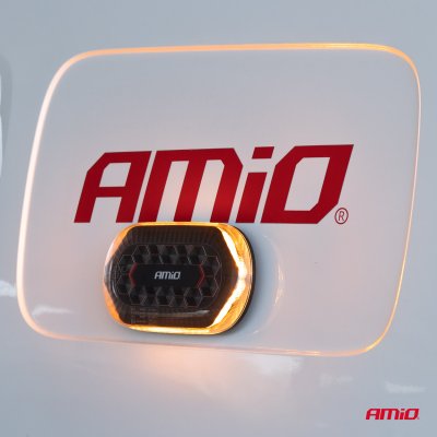 Trådløs LED lysbjælke R65 R10 326x186x63 26W 12V 24V AMIO-04369
