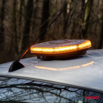 Trådløs LED lysbjælke R65 R10 326x186x63 26W 12V 24V AMIO-04369
