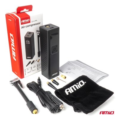 Bilkompressor med LED-display 12V 100W AMIO-04376