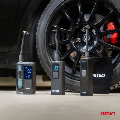 Bilkompressor med LED-display 12V 100W AMIO-04376