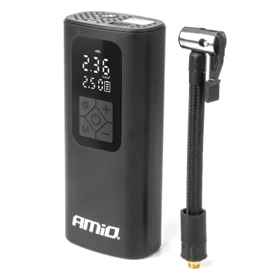 Bærbar luftkompressor LED USB-C 40W AMIO-04377