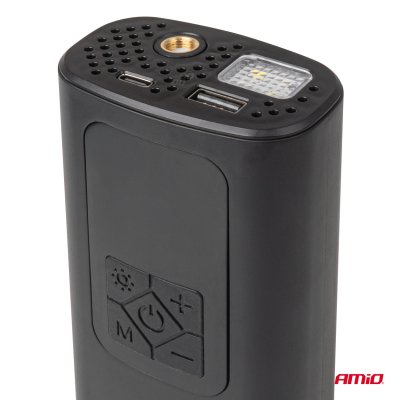 Bærbar luftkompressor LED USB-C 40W AMIO-04377