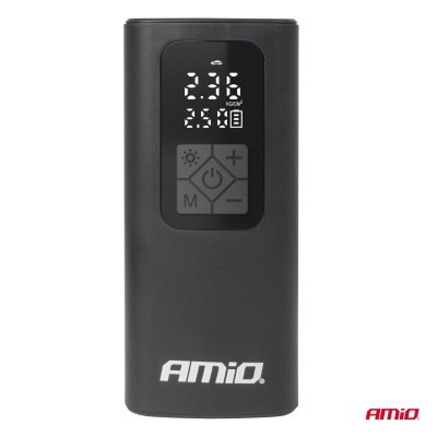 Bærbar luftkompressor LED USB-C 40W AMIO-04377