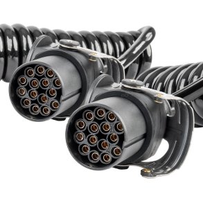 Fjederslæde  TIR 2x 15 PIN 5m 24V AMIO-04382