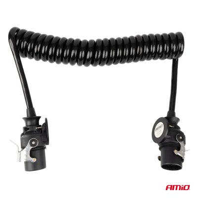 Fjederslæde  TIR 2x 15 PIN 5m 24V AMIO-04382