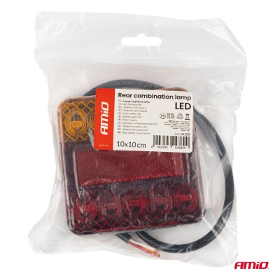 Bagkombination lampe AMIO-04389