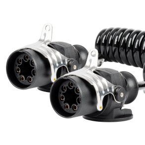 Fjederkabel TIR 2x 7 PIN type EBS 5m 24V AMIO-04383