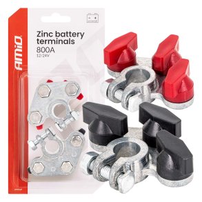 Zink batteriterminaler 800AMP, 2 stk. AMIO-04391
