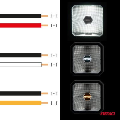 LED arbejdslampe 30W COMBO 12V 24V AMIO-04394
