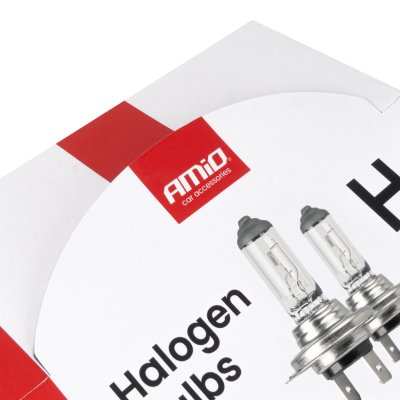 H7 halogen pære sæt 12V 55W UV filter (E8) 30 stk. AMIO-04399
