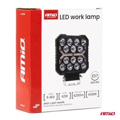 Arbejdslampe AWL74 42W 6500K 4200lm 9-36V AMiO-04418