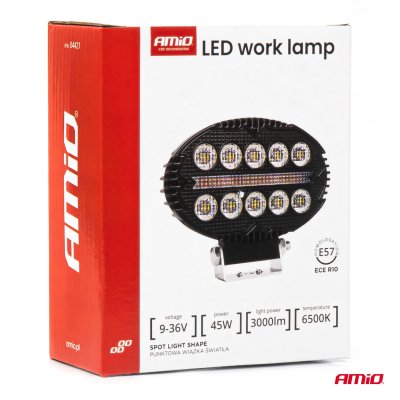 Arbejdslampe AWL77 45W 6500K 3000lm 9-36V AMiO-04421