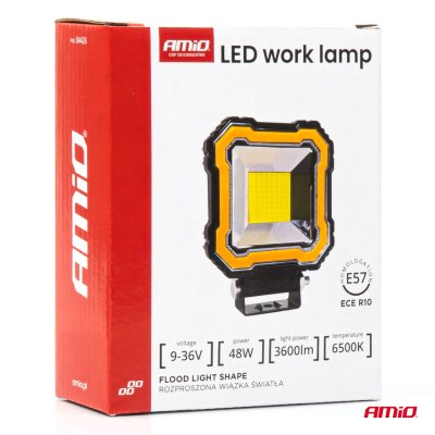 Arbejdslampe AWL82 48W 3600LM 12V 24V AMIO-04426