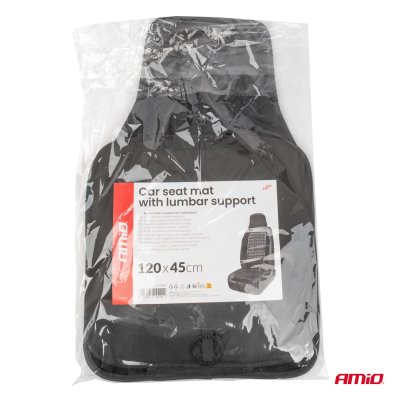 Bil sædebetræk med lændestøtte 45x120cm CSM-16 AMIO-04429