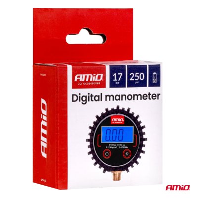 Digital manometer gummi 17 bar AMIO-04463