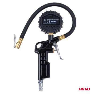 Luftpistol med digitalt manometer 17 bar AMIO-04466