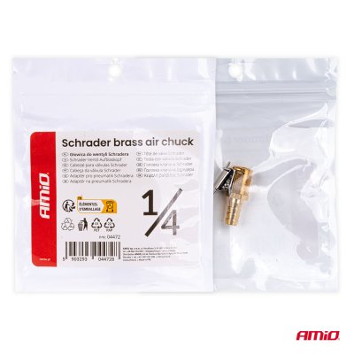 Schrader Messing Luftventil 1/4