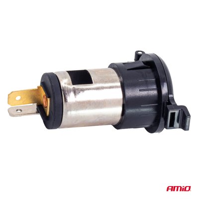 Strømkilde-stik med låg 250W 12V 24V AMIO-04434