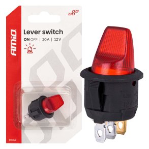 Leverswitch 20A 12V AMIO-04438
